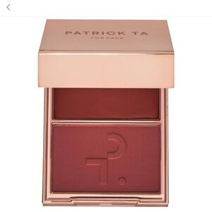 Patrick Ta Rosewood Cream Blush Duo Color She Know Who She Is NWOB